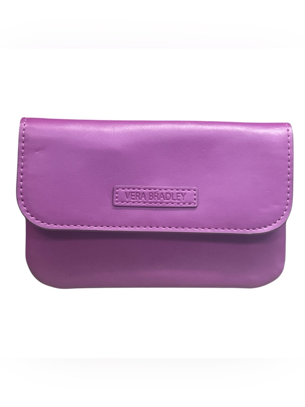 Vera Bradley Lilac Leatherette Flap Clutch